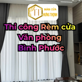 Thi công rèm cửa văn phòng Bình Phước – Giải pháp tối ưu không gian làm việc