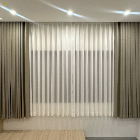 Rèm vài 2 lớp - 2